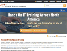 Tablet Screenshot of mcse-training-classes.com